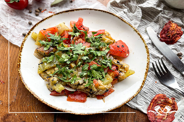 Խորոված բանջարեղեն (կտրատած)